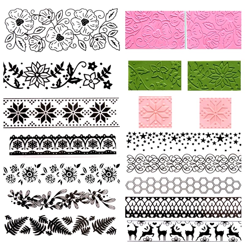 Jewelry Making In Clay - SNASAN Leaves Flower Star Lace Concave