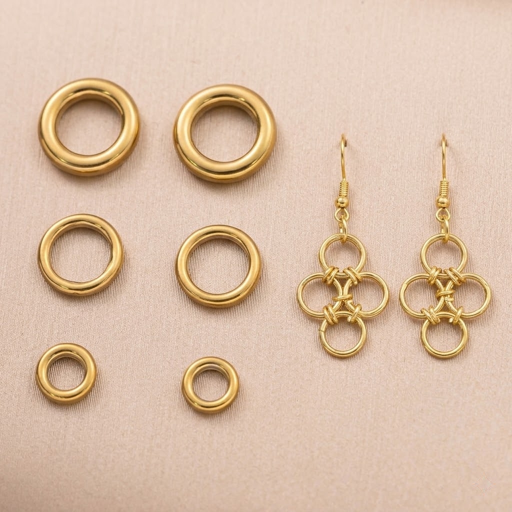 Jewelry Making Closed Jump Rings - 20pcs Stainless Steel Soldered Round Closed