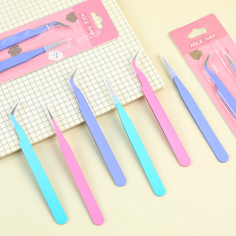 Jewelry Making Techniques - 6pcs Tweezers Set - Angle and