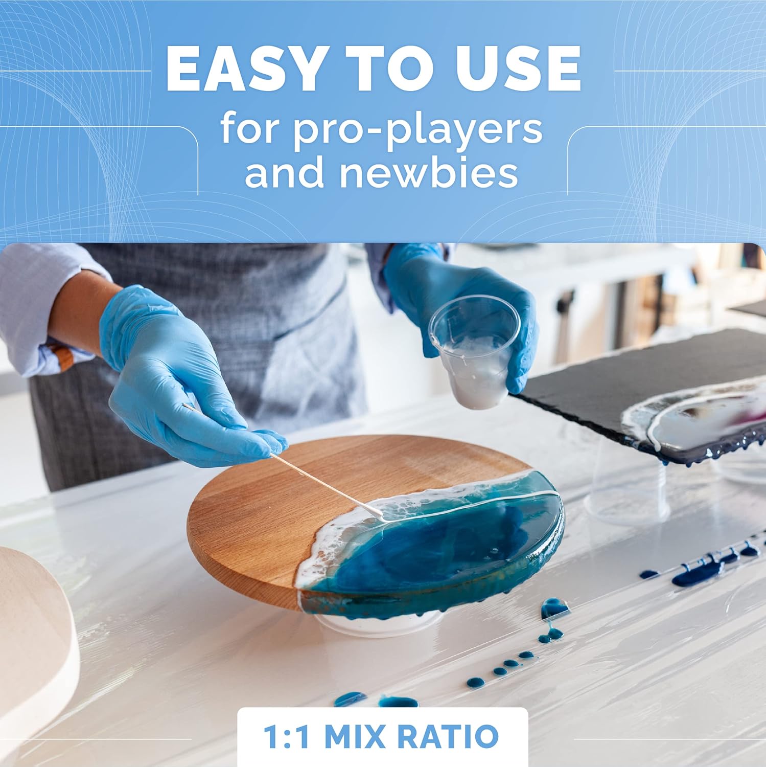 32OZ Clear Epoxy Resin Kit, No - Resin Mold Jewelry recension och pris
