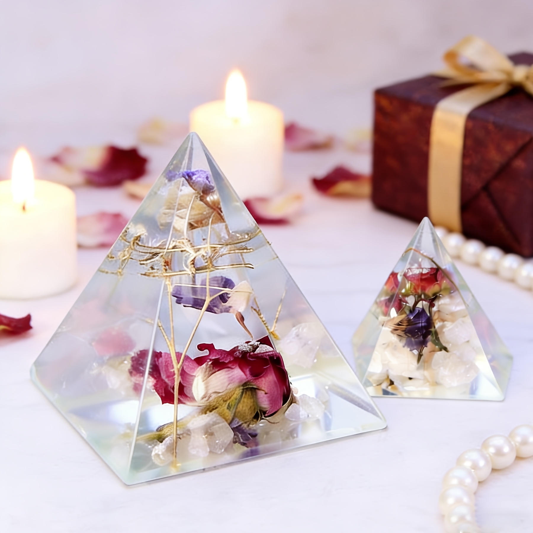5pc - Pyramid Resin Molds of V - Resin Mold Jewelry recension och pris