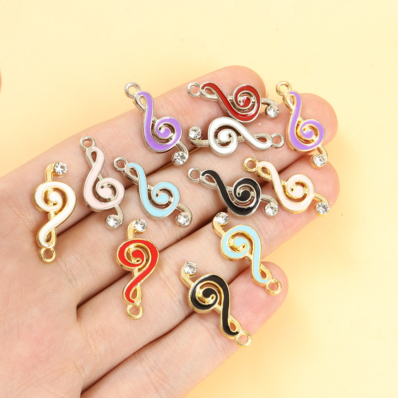 100PC/lot music note Pendant C - Jewelry Making Notes recension och pris