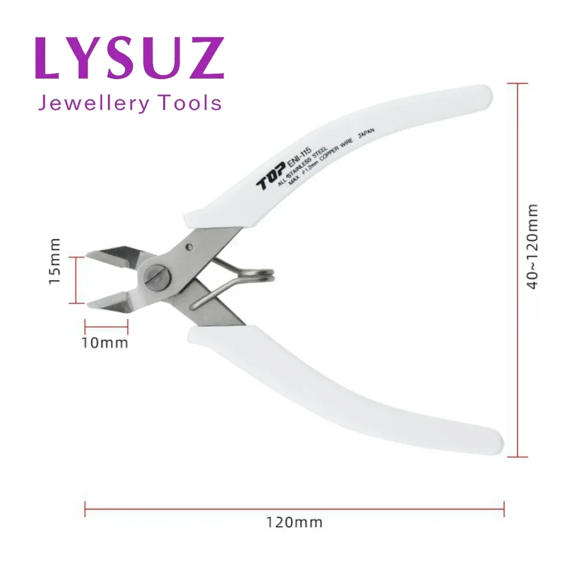 Japan TOP ENI-115 Micro Diagon - Jewelry Making Pliers recension och pris