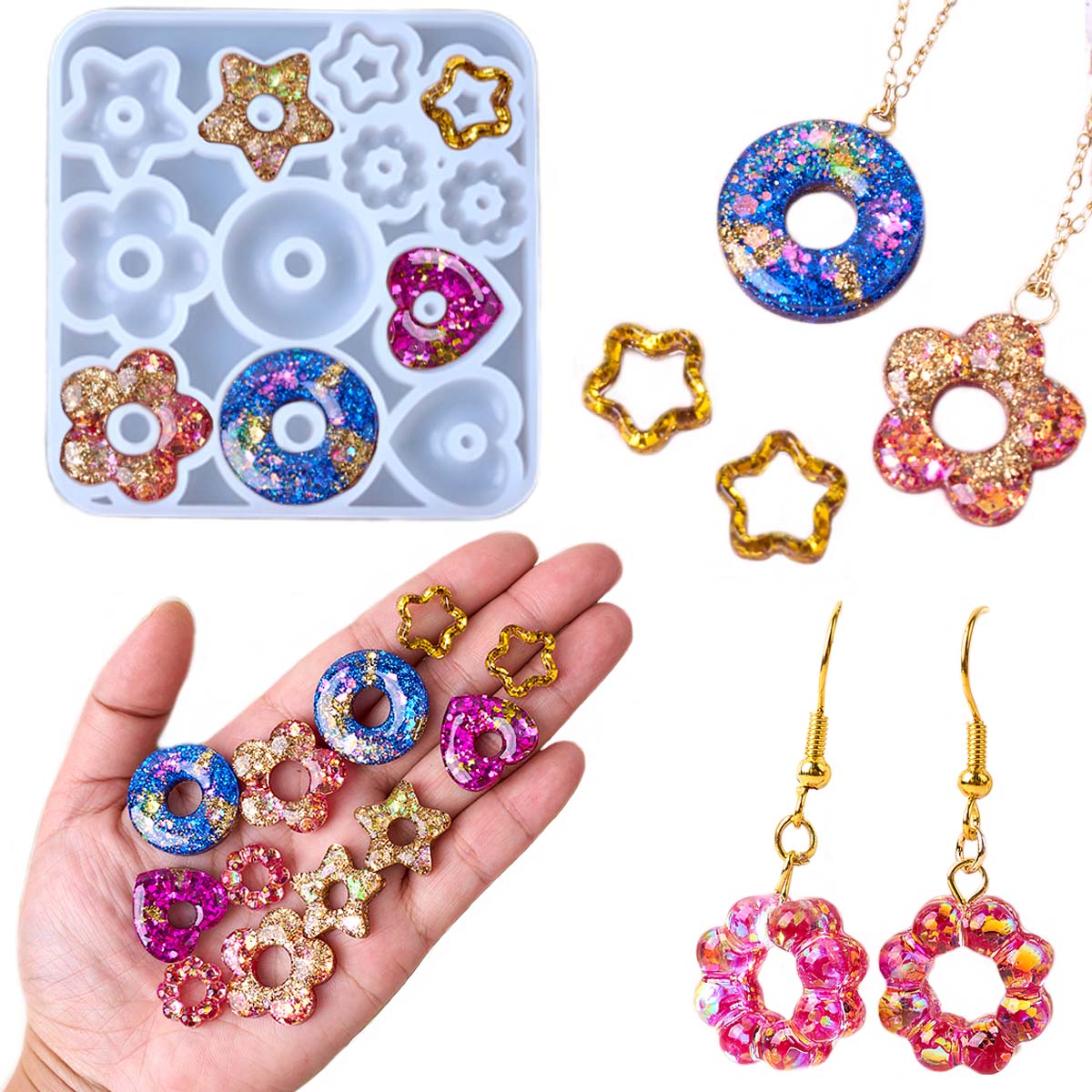Multifuntional Jewelry Silicon - Resin Mold Jewelry recension och pris