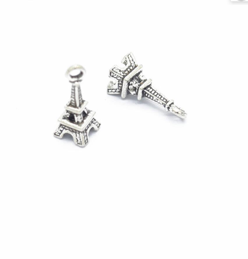 120pcs Charms Eiffel Tower Par - Jewelry Making Paris recension och pris