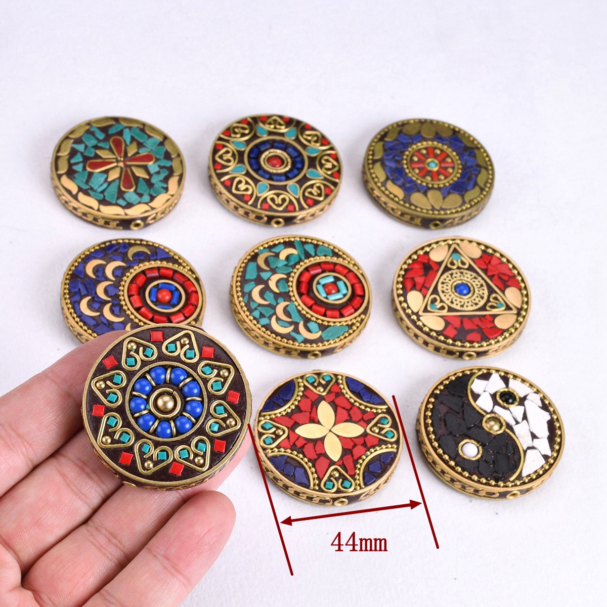 Nepalese Buddhist Handmade Fla - Jewelry Making In Clay recension och pris
