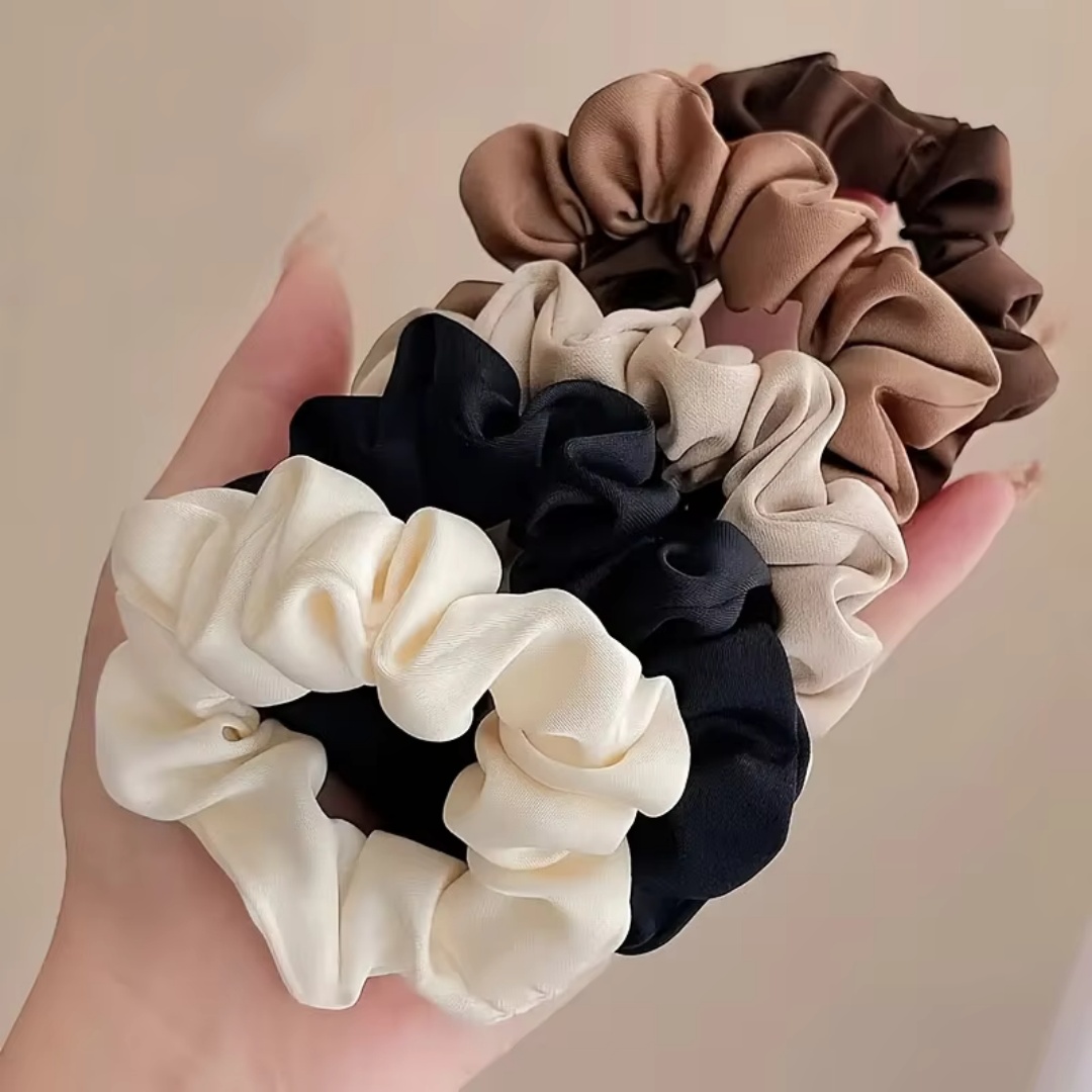 5PCS Satin Hair Scrunchie Exqu - Jewelry Making Adults recension och pris