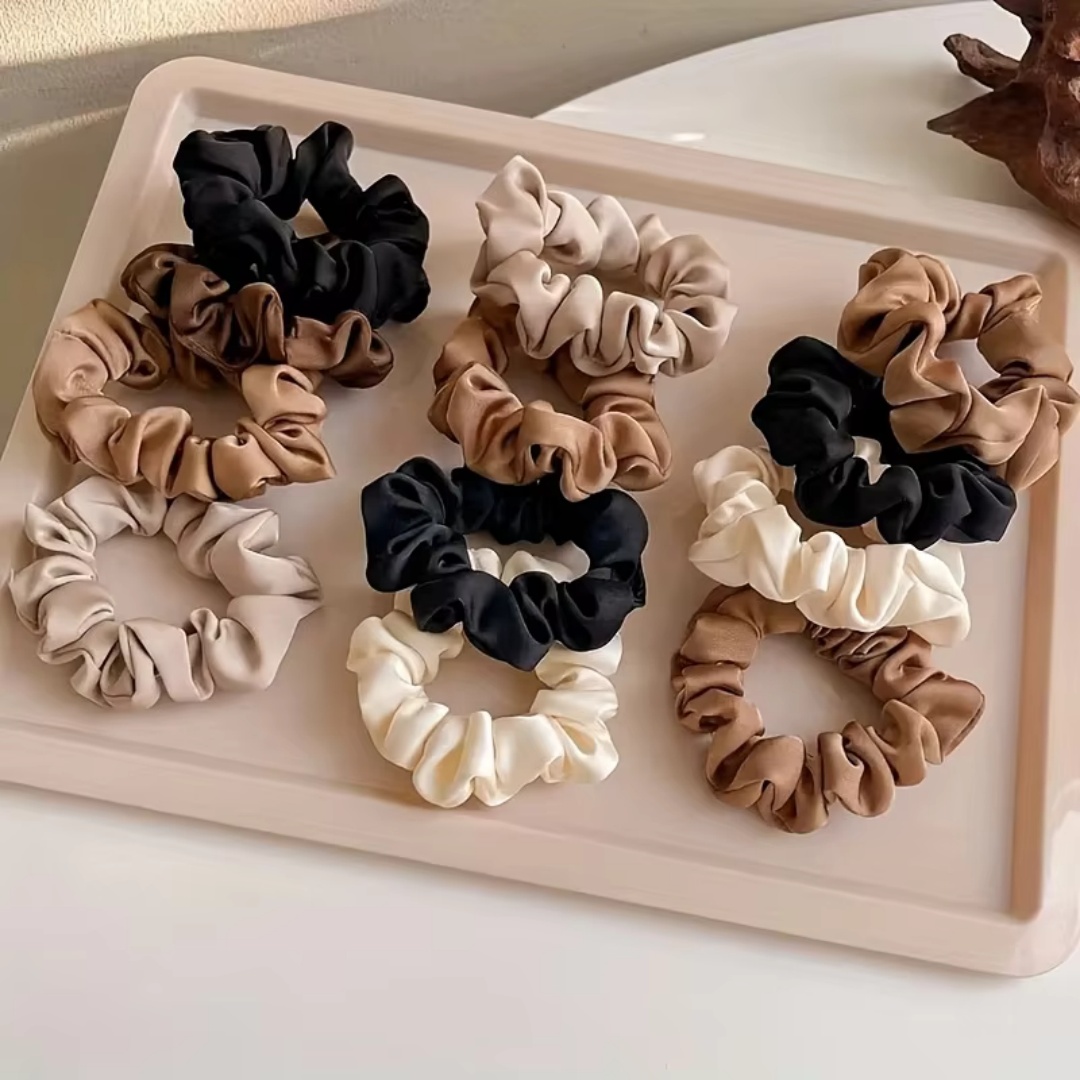 5PCS Satin Hair Scrunchie Exqu - Jewelry Making Adults recension och pris