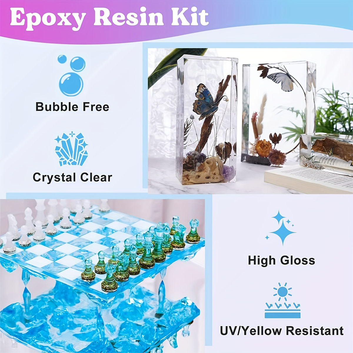 125ml/250ml Crystal Clear Cast - Resin Mold Jewelry recension och pris