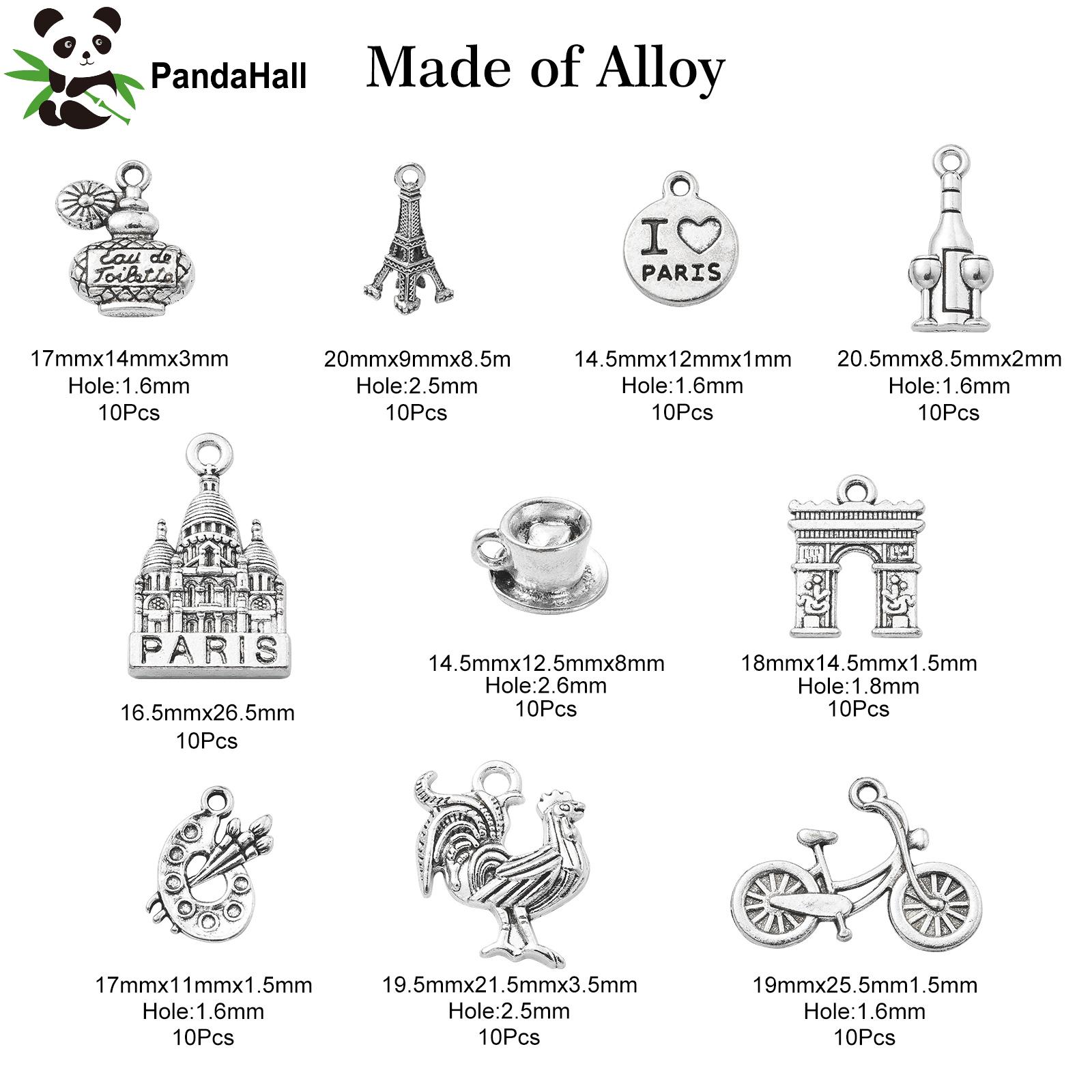 PandaHall 100Pcs 10 Styles Ant - Jewelry Making Paris recension och pris