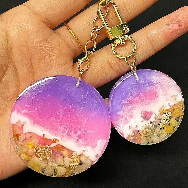 1.25-2 inch Circle Grip Round  - Resin Mold Jewelry recension och pris