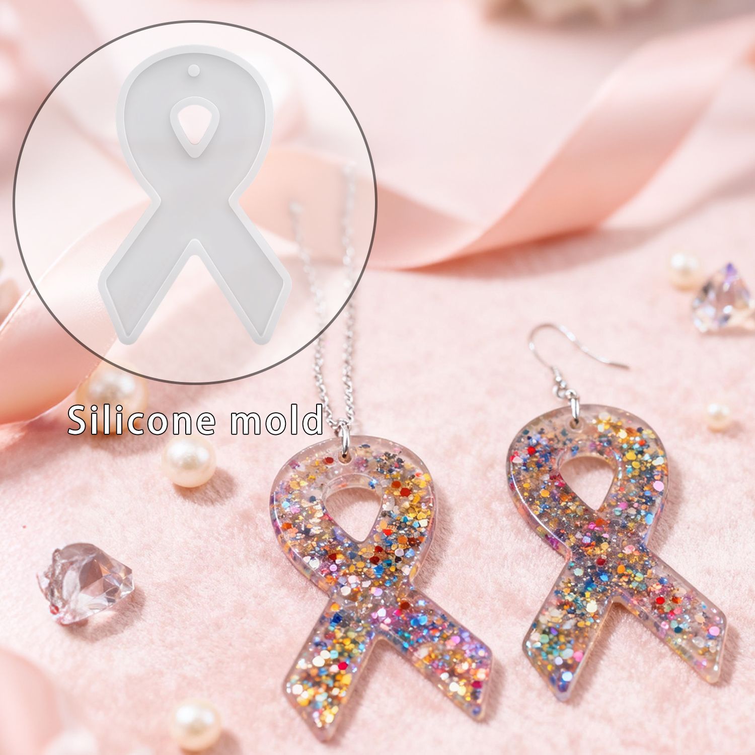 DIY Ribbon Earring Resin Molds - Resin Mold Jewelry recension och pris