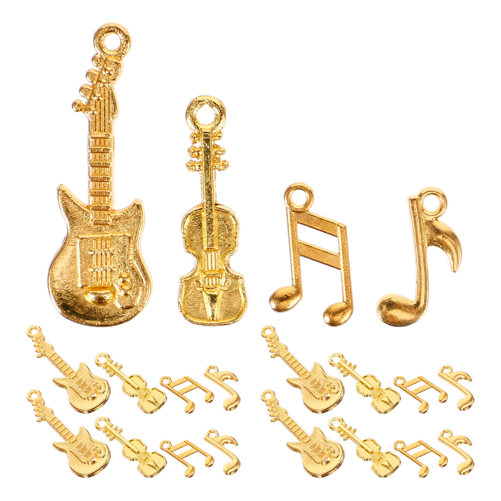 1Set Music Note Guitar Pendant - Jewelry Making Notes recension och pris