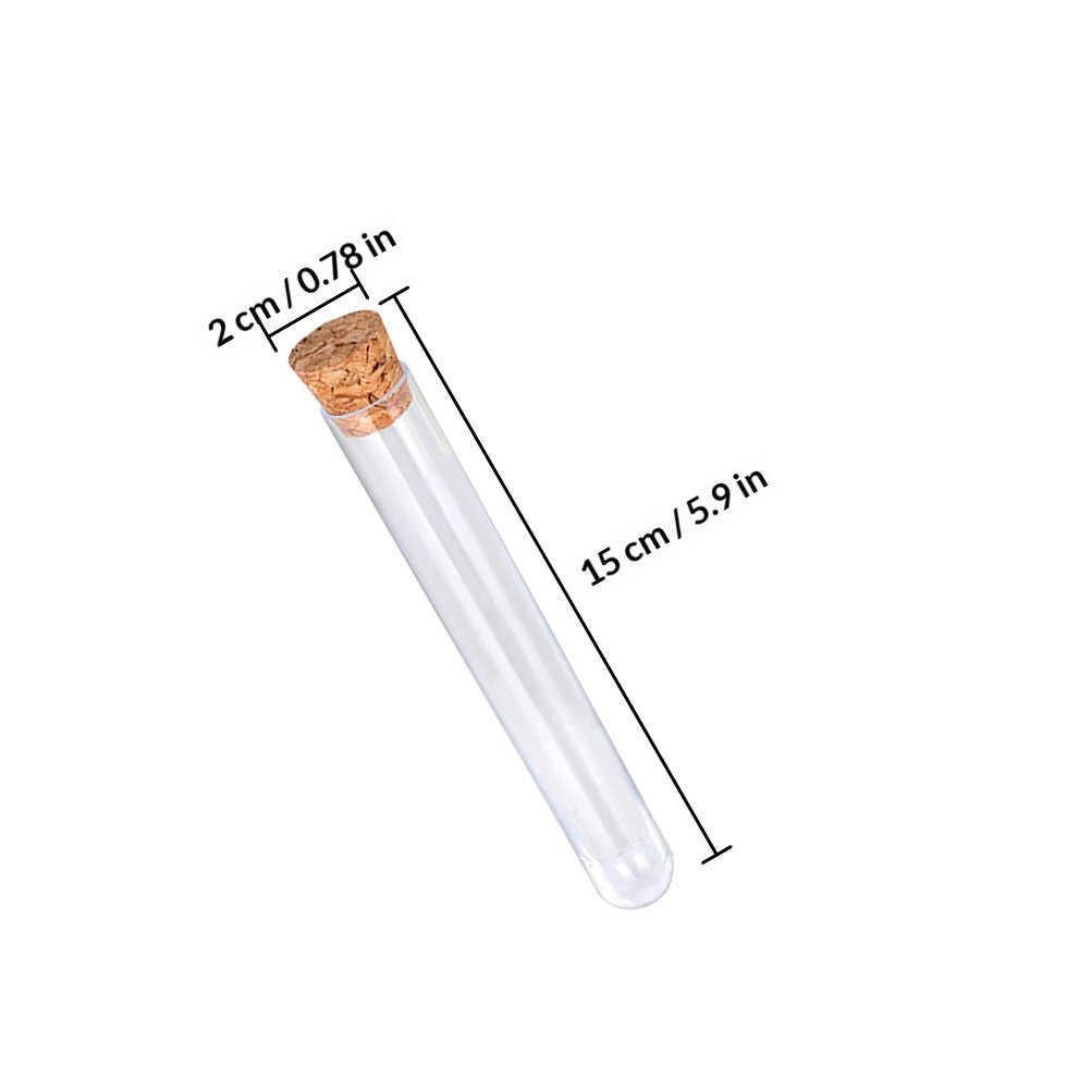 24Pcs Wooden Stopper Test Tube - Jewelry Making Experience recension och pris