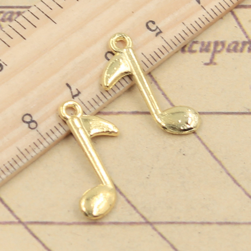 20pcs Charms Musical Note 23x1 - Jewelry Making Notes recension och pris