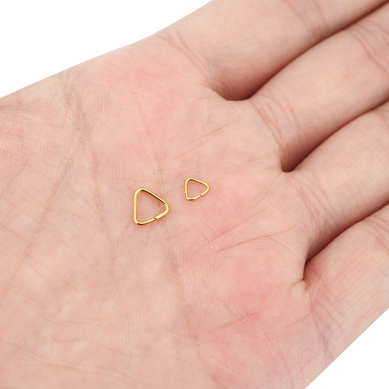 50pcs 5mm 8mm Stainless Steel  - Jewelry Making Closed Jump Rings recension och pris