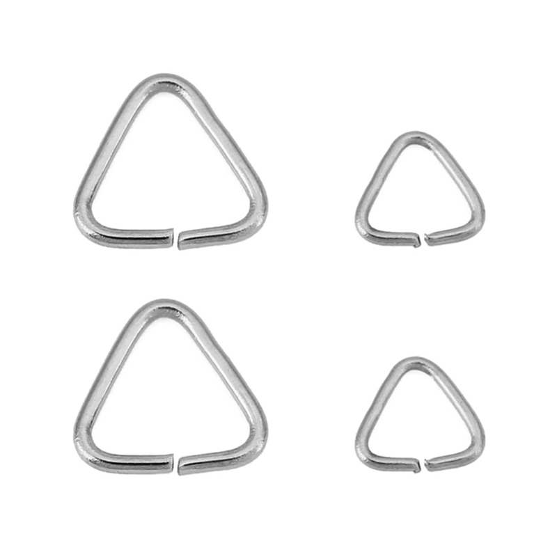 50pcs 5mm 8mm Stainless Steel  - Jewelry Making Closed Jump Rings recension och pris