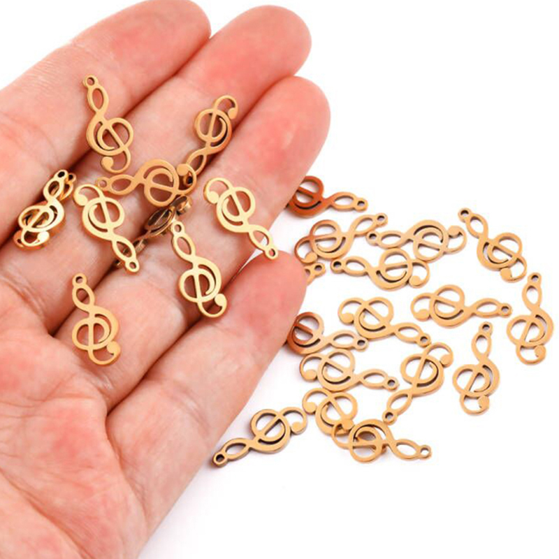 10pcs Charms Musical Note Stai - Jewelry Making Notes recension och pris