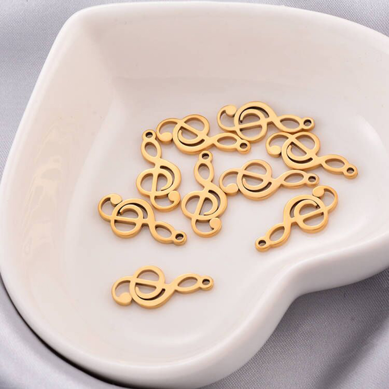 10pcs Charms Musical Note Stai - Jewelry Making Notes recension och pris