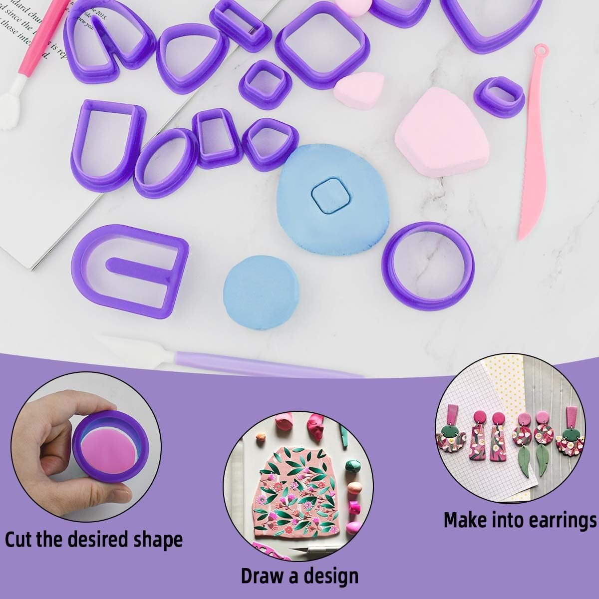 Polymer Clay Earring Making Ki - Jewelry Making In Clay recension och pris