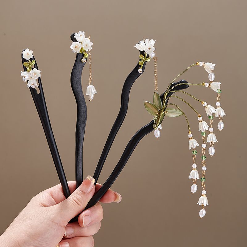Wooden Flower Hairpin Vintage  - Jewelry Making Adults recension och pris