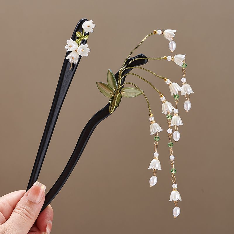 Wooden Flower Hairpin Vintage  - Jewelry Making Adults recension och pris