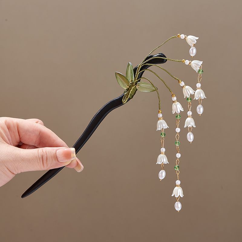 Wooden Flower Hairpin Vintage  - Jewelry Making Adults recension och pris