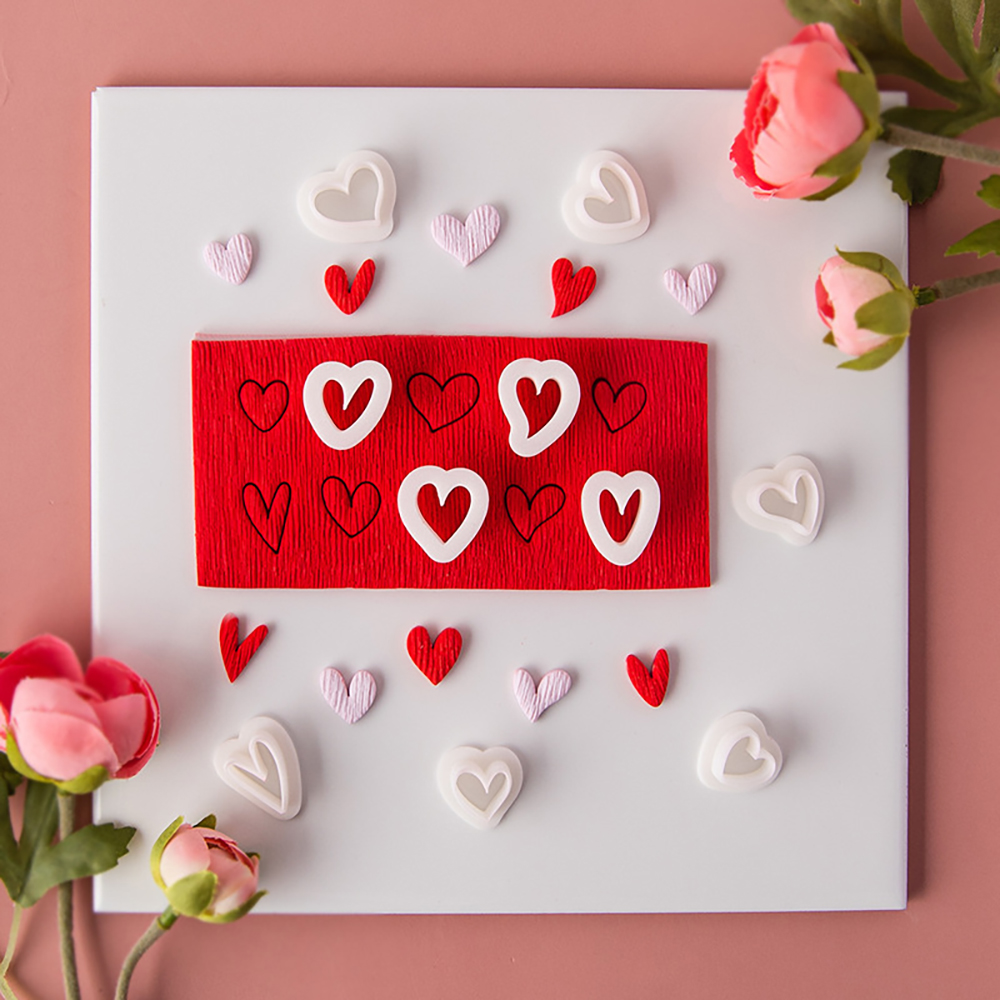 10pcs Heart-Shaped Set Polymer - Jewelry Making Techniques recension och pris