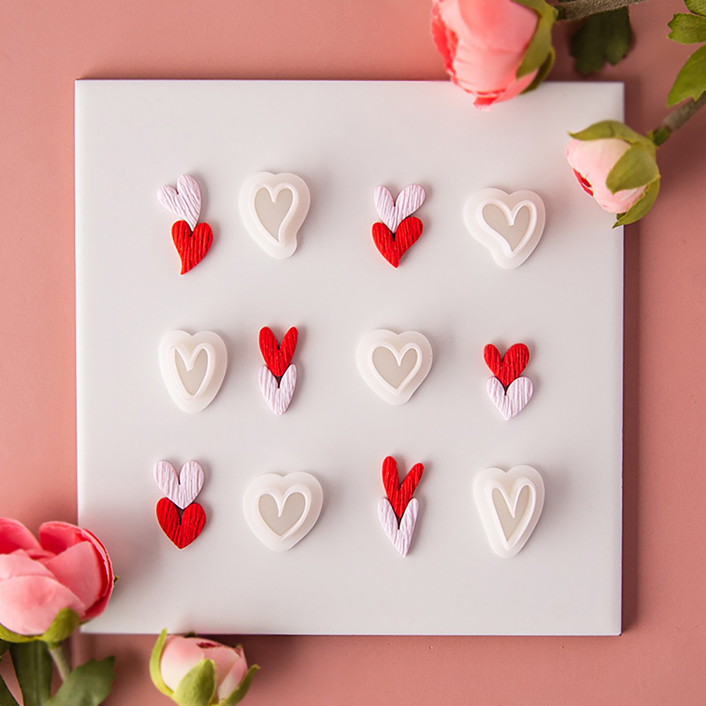 10pcs Heart-Shaped Set Polymer - Jewelry Making Techniques recension och pris