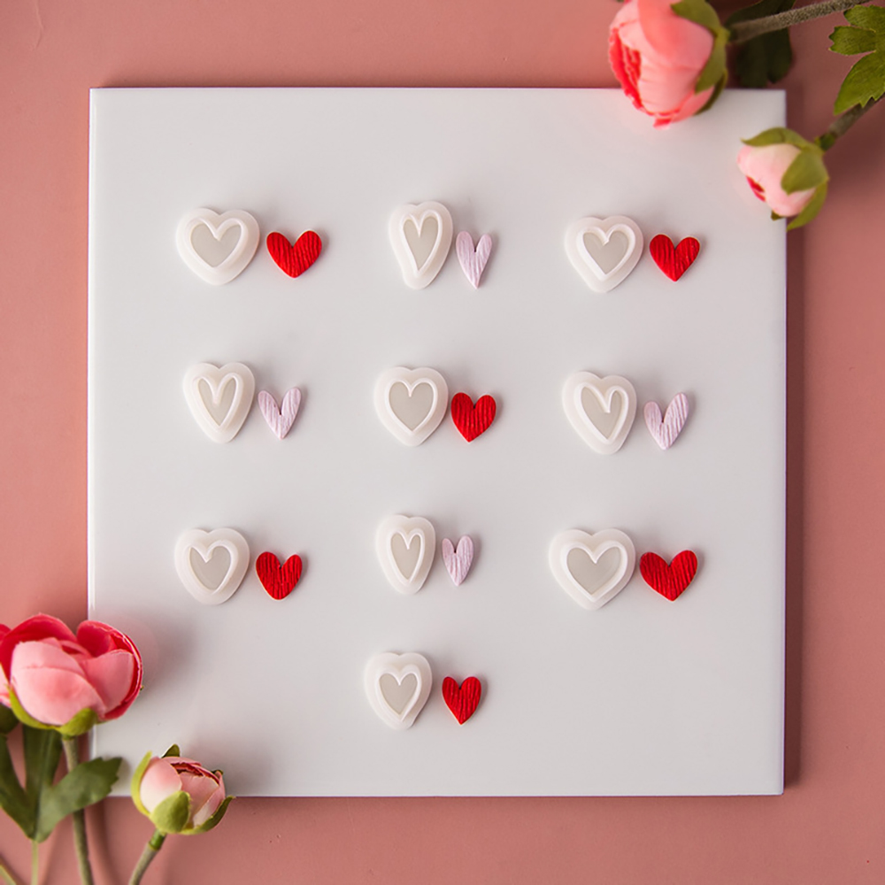 10pcs Heart-Shaped Set Polymer - Jewelry Making Techniques recension och pris