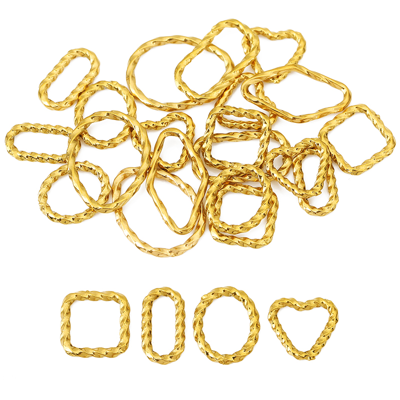 10pcs Stainless Steel Closed T - Jewelry Making Closed Jump Rings recension och pris