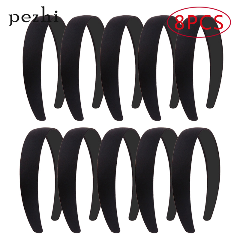 4pcs Black simple wide hair ba - Jewelry Making Adults recension och pris