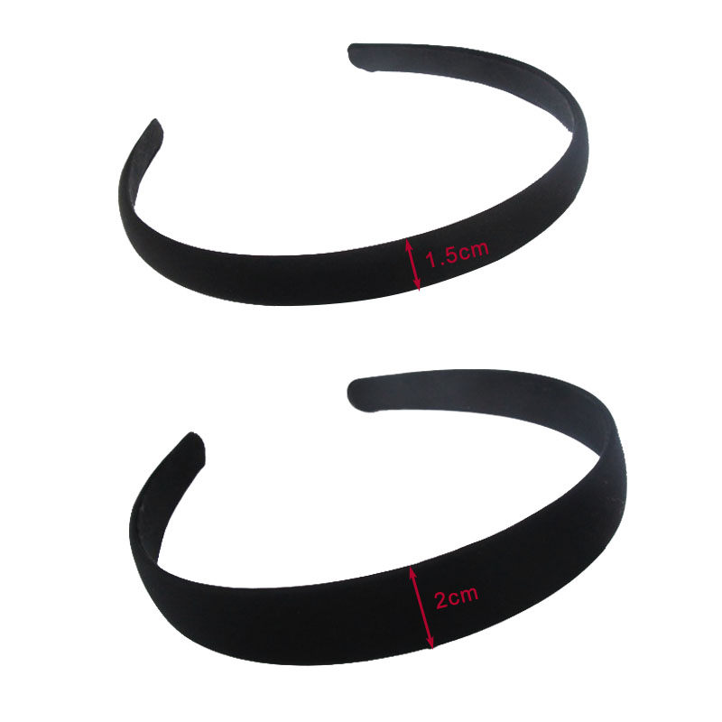 4pcs Black simple wide hair ba - Jewelry Making Adults recension och pris