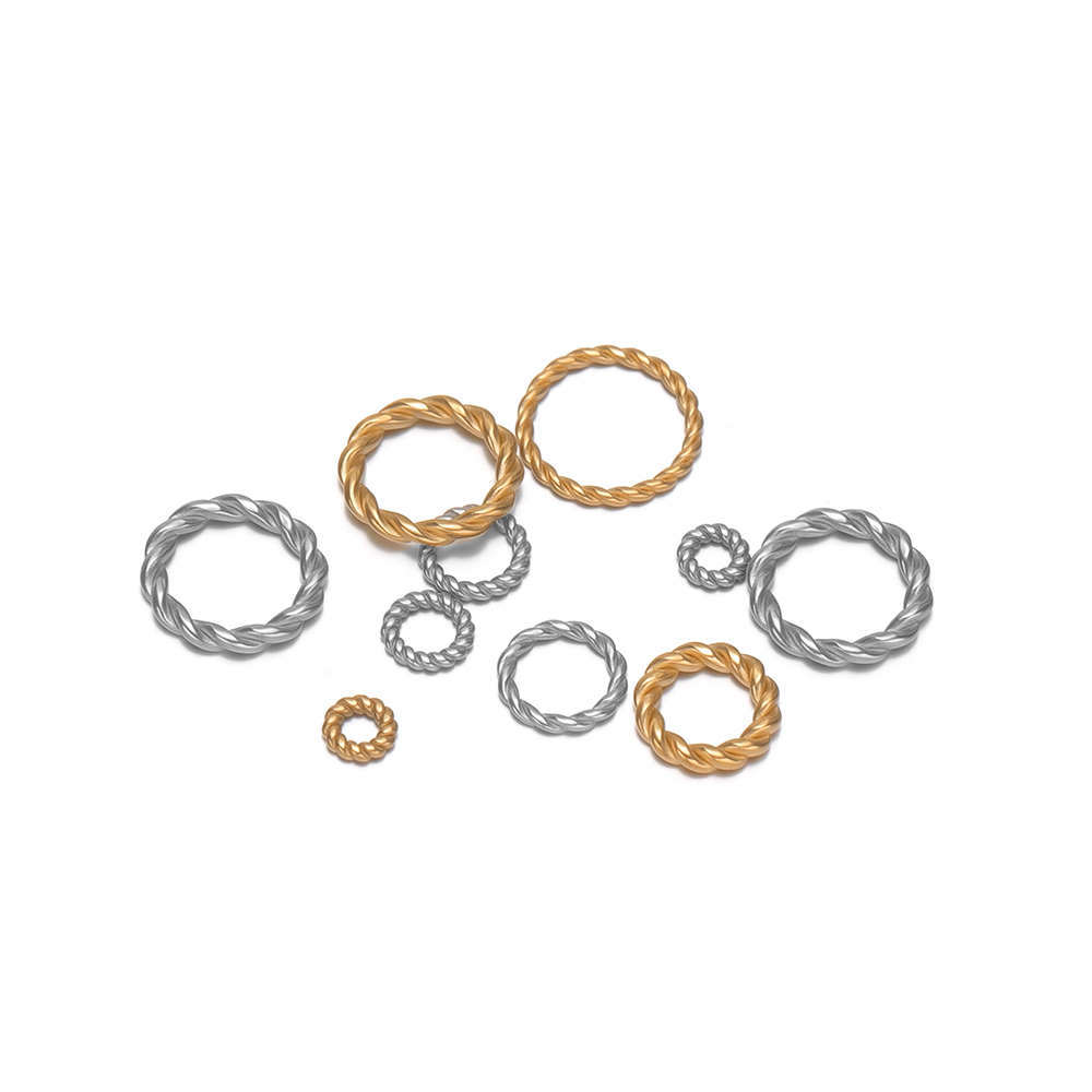 20-50pcs 18K Gold Stainless St - Jewelry Making Closed Jump Rings recension och pris