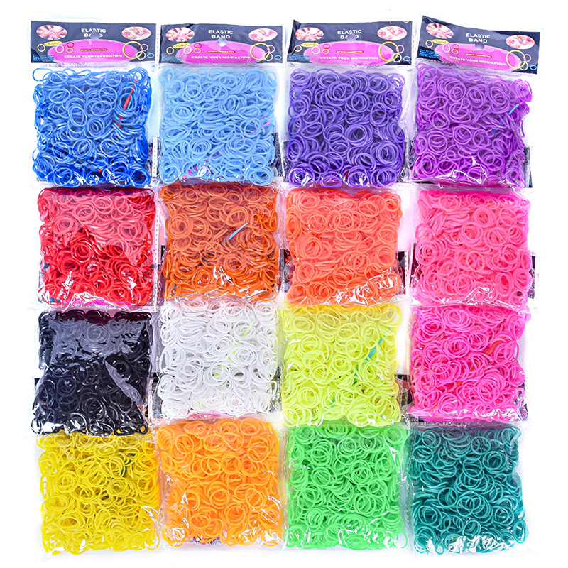600 pieces Colorful Rubber Ban - Jewelry Making Techniques recension och pris