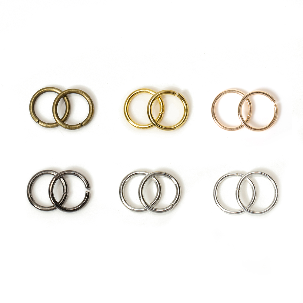 200pcs 3/4/5/6/7/8/10/12mm Met - Jewelry Making Closed Jump Rings recension och pris