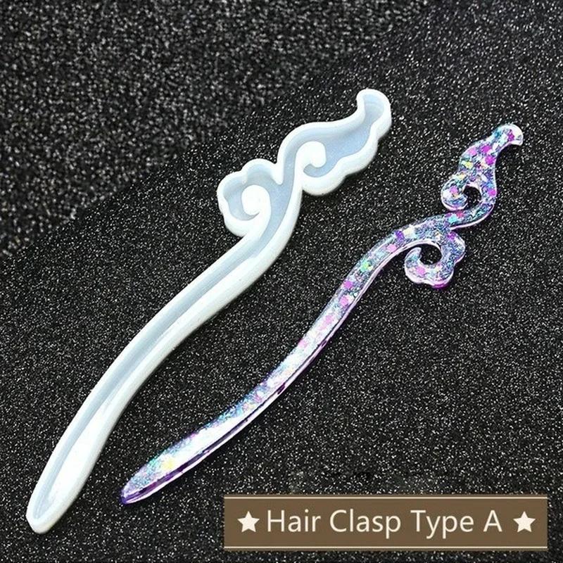New Transparent Hairpin Silico - Resin Mold Jewelry recension och pris
