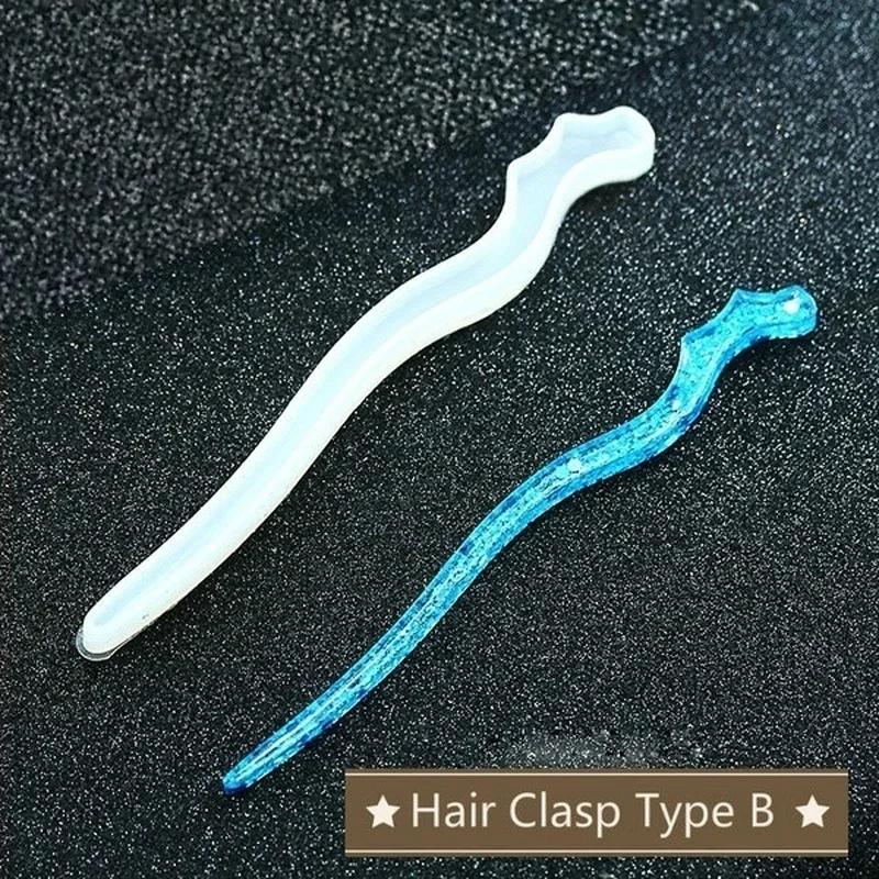 New Transparent Hairpin Silico - Resin Mold Jewelry recension och pris