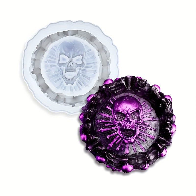 Ashtray mold, skull DIY craft  - Resin Mold Jewelry recension och pris
