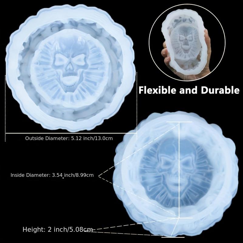 Ashtray mold, skull DIY craft  - Resin Mold Jewelry recension och pris