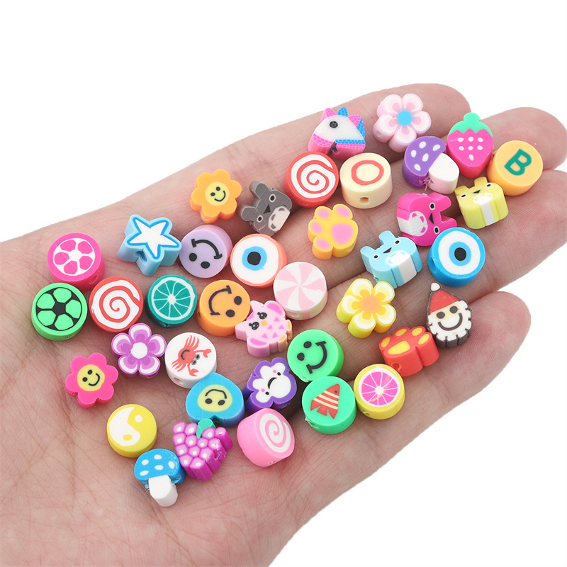 100Pcs Random Style Polymer Cl - Jewelry Making In Clay recension och pris