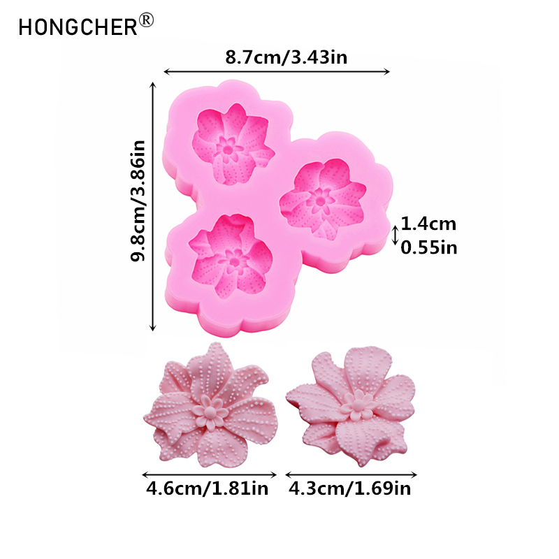 Polka Dot Floral Rose Silicone - Resin Mold Jewelry recension och pris