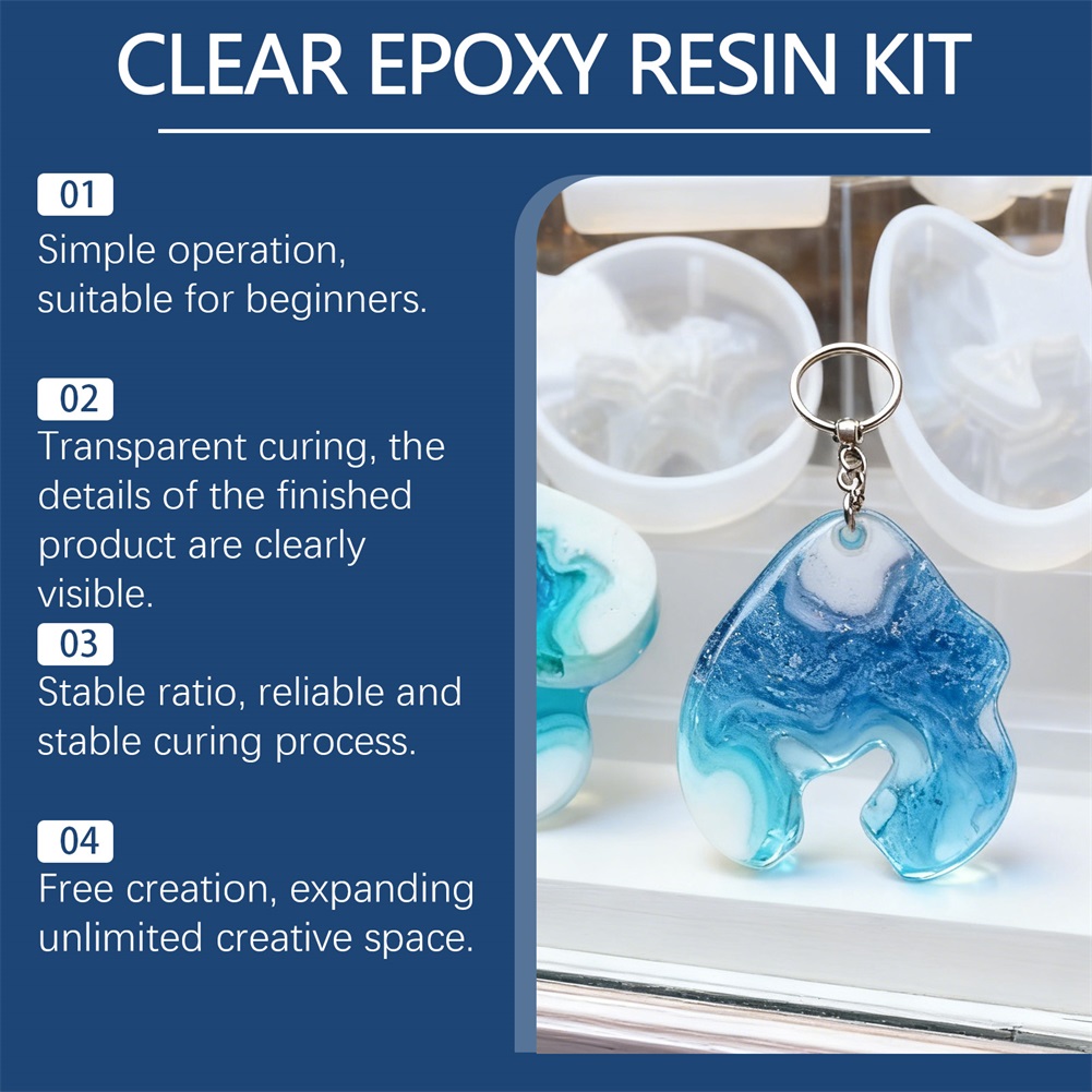 DIY Crystals Clear Epoxys Resi - Resin Mold Jewelry recension och pris