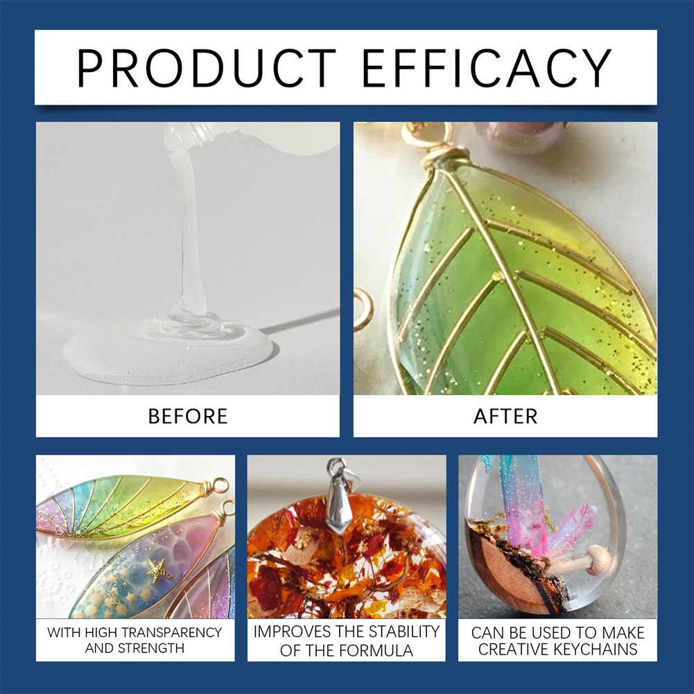 DIY Crystals Clear Epoxys Resi - Resin Mold Jewelry recension och pris