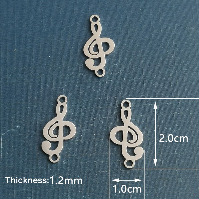 10pcs/lot Mirror Polished Stai - Jewelry Making Notes recension och pris