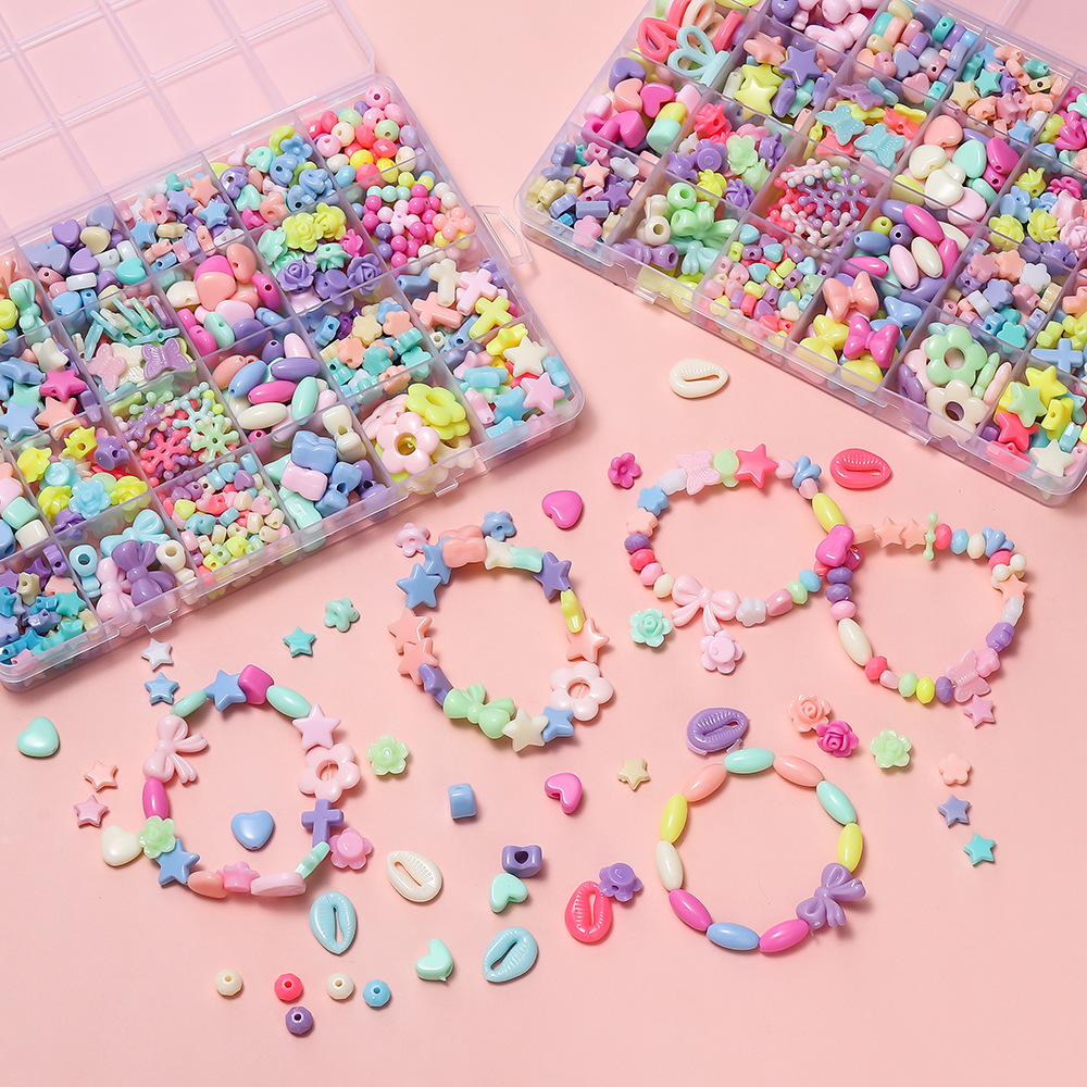 1 Box Colorful Acrylic Pony Be - Jewelry Making In Clay recension och pris