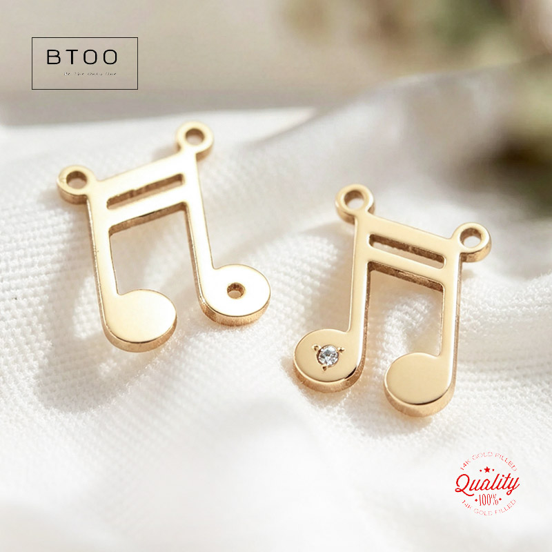 Musical Note Charm Pendant Tar - Jewelry Making Notes recension och pris