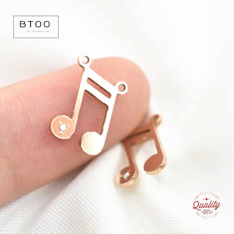Musical Note Charm Pendant Tar - Jewelry Making Notes recension och pris